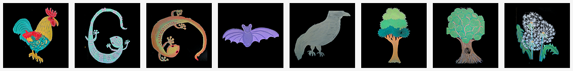 All eight logos at 128 pixels